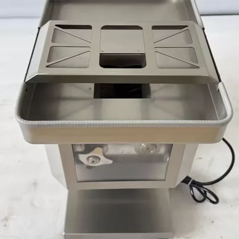 

Commercial Auto Stainless Steel Meat Slicer Machine Meat Cutter Grinder Vegetable Tabletop Kitchen Appliance