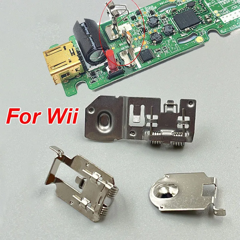 1Set Battery holder For Wii Game Remote Controller Joystick Joypad Nunchuck Hand Curved Game Handle Accessory