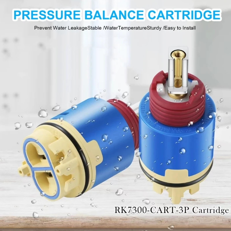 General Faucet Cartridges & Pressure Balancing Valves set Precisions Water Temperature & Volumes Control Replacement