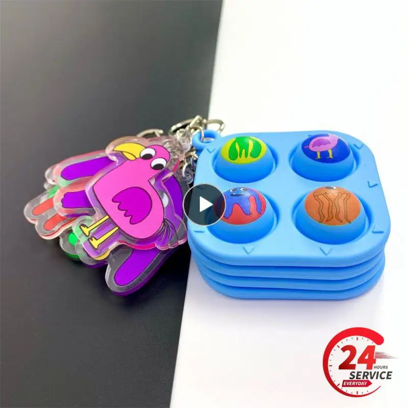 10cm New Game Garten of Banban Banban Garden Game Keychain Monster Fidget Toy For Autism Adhd Anxiety Anti Stress Relief Sensor