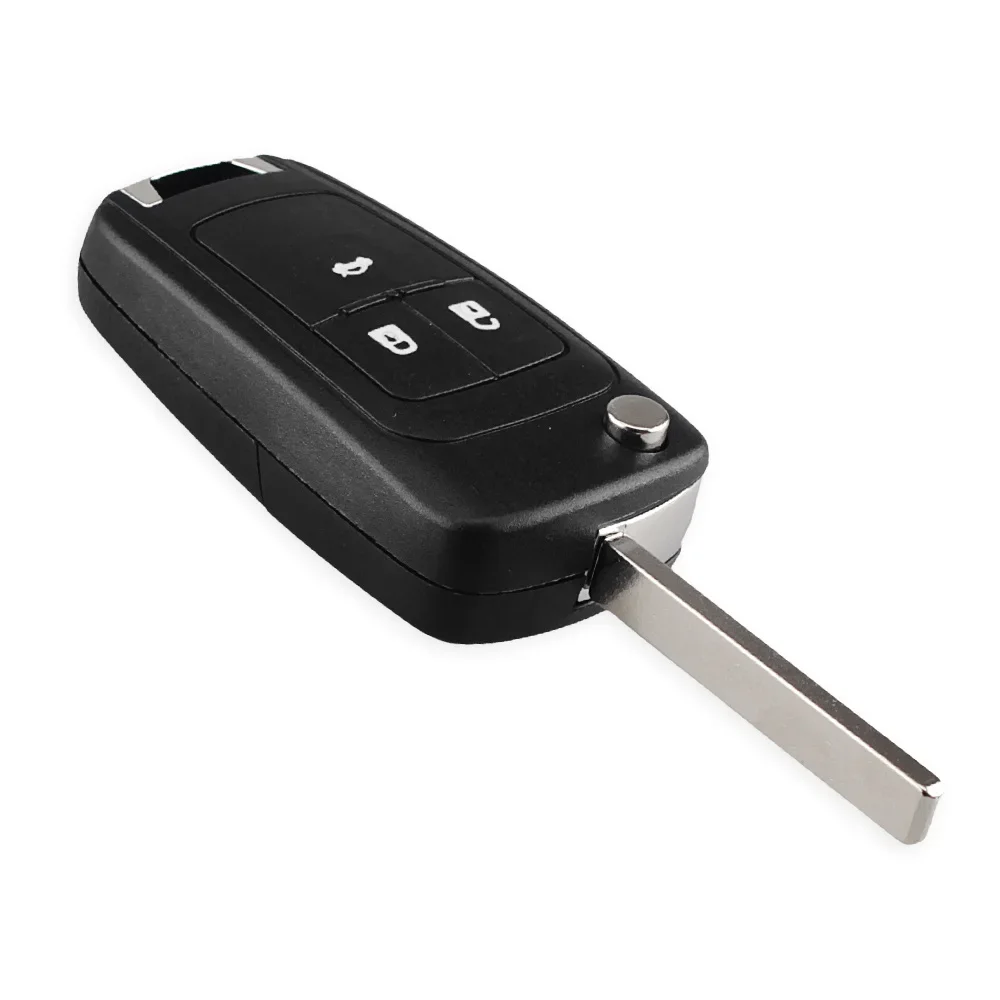 KEYYOU di Allarme Auto Chiave A Distanza Per Chevrolet Aveo Cruze Orlando Spark Sail 2/3/4 Bottoni 433MHz Fob ID46 chip Con HU100 Lama