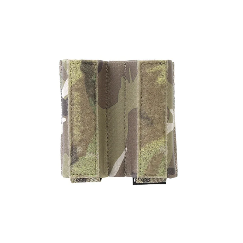 Outdoor Vest Dope Chest Hanging Built-In Elastic Inseert 9mm Double Magazine Pouch Bag