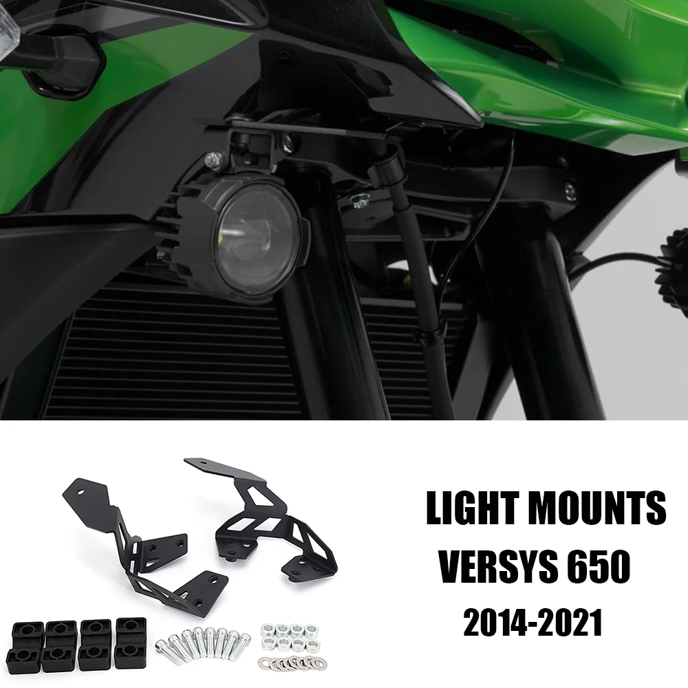 

For Kawasaki VERSYS 650 Versys650 2014- 2022 Fog Light Mounting Fog Light Bracket Spotlight Light Mounts Versys 650 Accessories