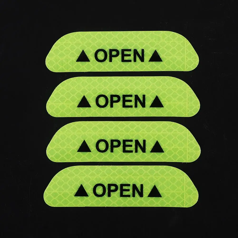 Car Door Safety Warning Reflective Tape Highly Visible Opening Sticker for Exterior  Interior Car Accessories