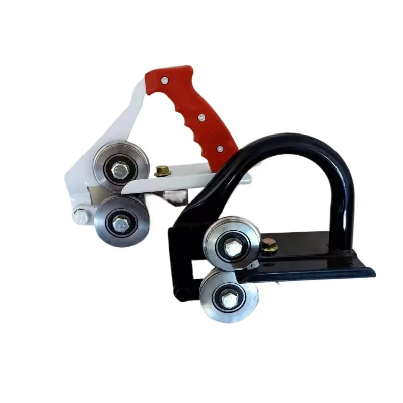 Hand-held tin sheet edge pulling machine, aluminum sheet small starting machine, edge rolling manual biting machine
