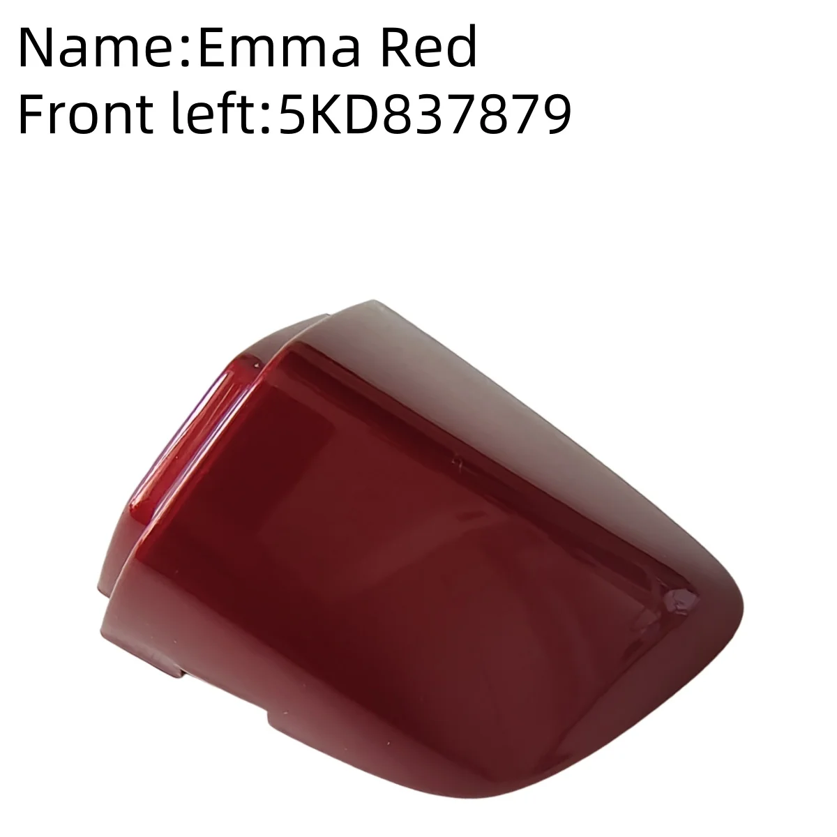 Front Left Door Handle Lock Cylinder Cap Key End Cover Trim For VW Golf 6 MK6 GTI Passat Skoda Superb 1K8837879 Car Accessories