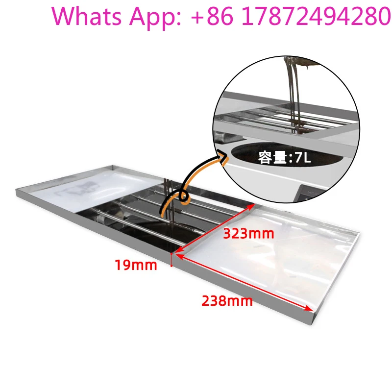 Stirring Heating Chocolate Melting Furnace, Multifunctional Tempering Vibrator Device for Chocolate Making and Ice Cream Sprayin