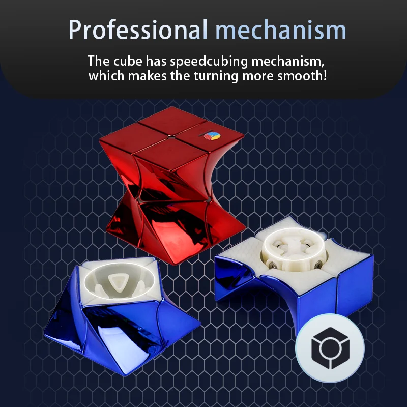 [JudyCube] Diansheng Twistde 2x2 パズル アートワーク マジック スピード キューブ フィジェット おもちゃ Diansheng ツイスト スキューブ 2x2 キューブ シリーズ