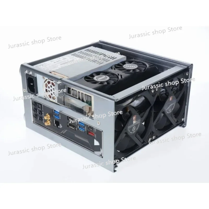 

Half-height Knife Card Case Version V3\ 4.3L Volume All Aluminum 1U ZS-A4DC/ITX