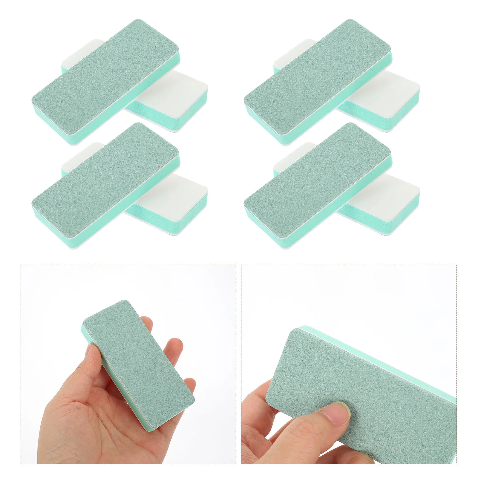 12 Stuks Nagelpolijsten Strips Hoogwaardige Manicure Tool Draagbare Slijpblok Voor Vrouwen Pedicure Wrijven Plaat Nail Art Supplies