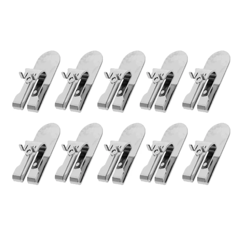 

10Pcs Belt Hook Clips Belt Hook Replacements Suitable for 18V Power Tool Including DCF620B And DCF622M2 Models