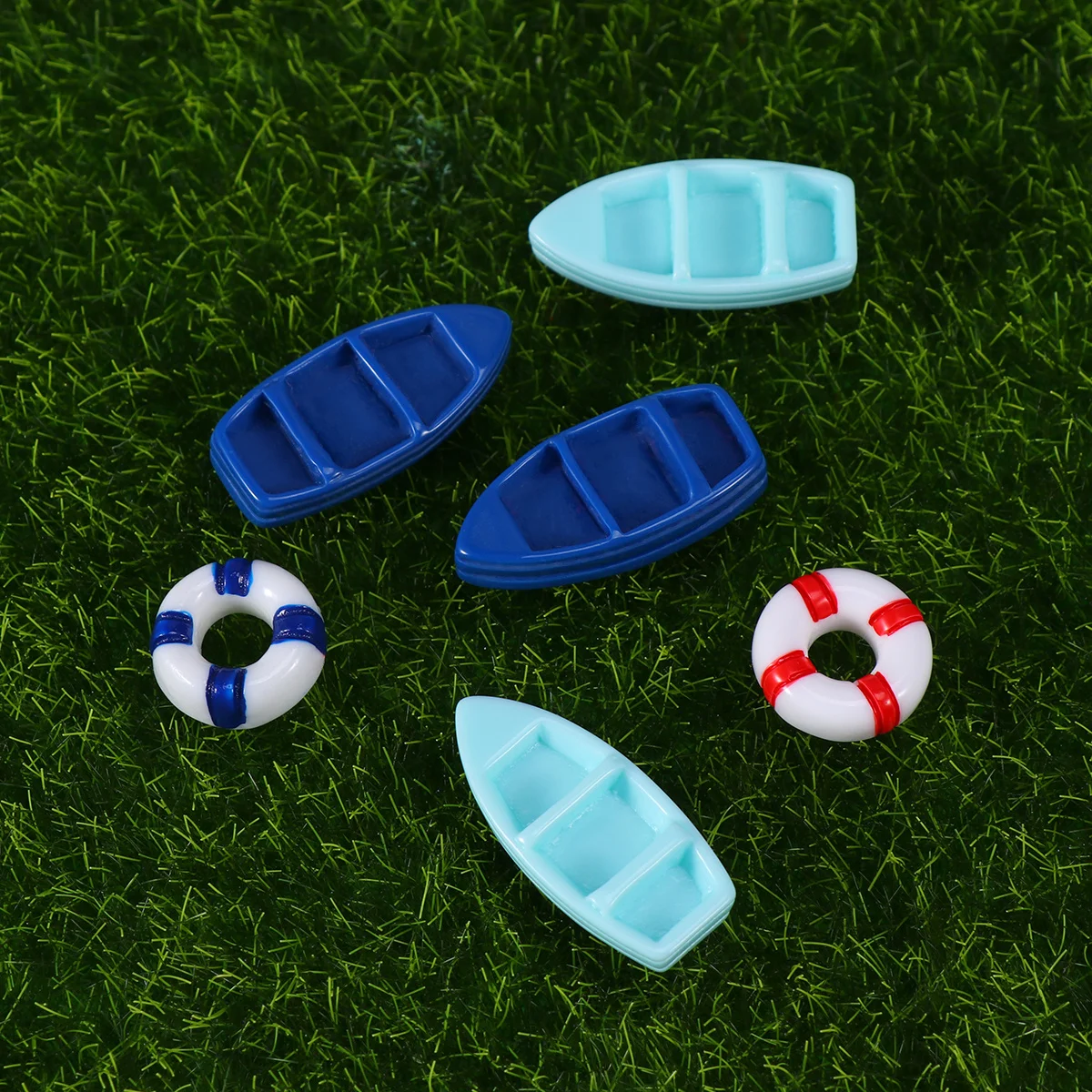 12 قطعة قارب المناظر الطبيعية الصغيرة الديكور قسط الراتنج دائم الحياة البحرية الحرف المنزل مكتب ديكور غرفة نوم المشهد الصغير #4