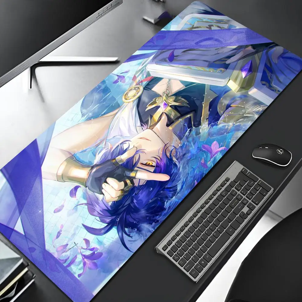 Honkai-Star Rail Mouse Pad com borda, grande arte de borracha Mousepad, Laptop Desk Mat, Big Gaming Locking, Computer Gamer