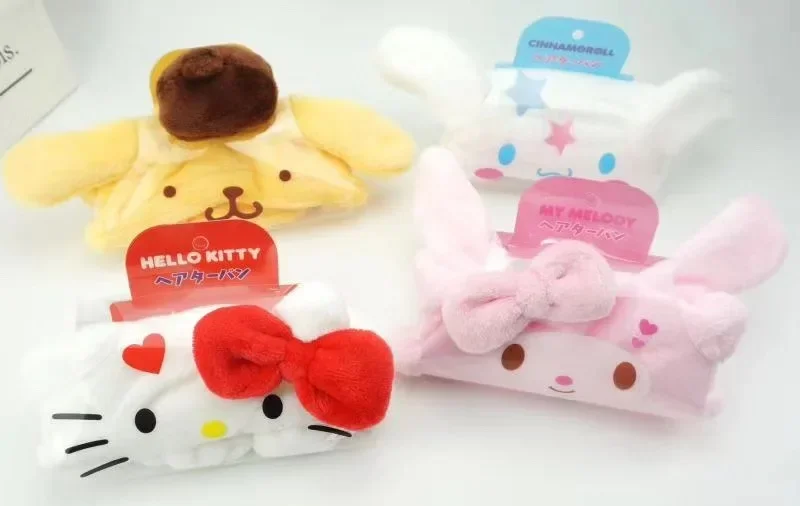 Sanrio Melody headband cinnamon dog wash face head hoop hello kitty makeup hair ring hair accessories