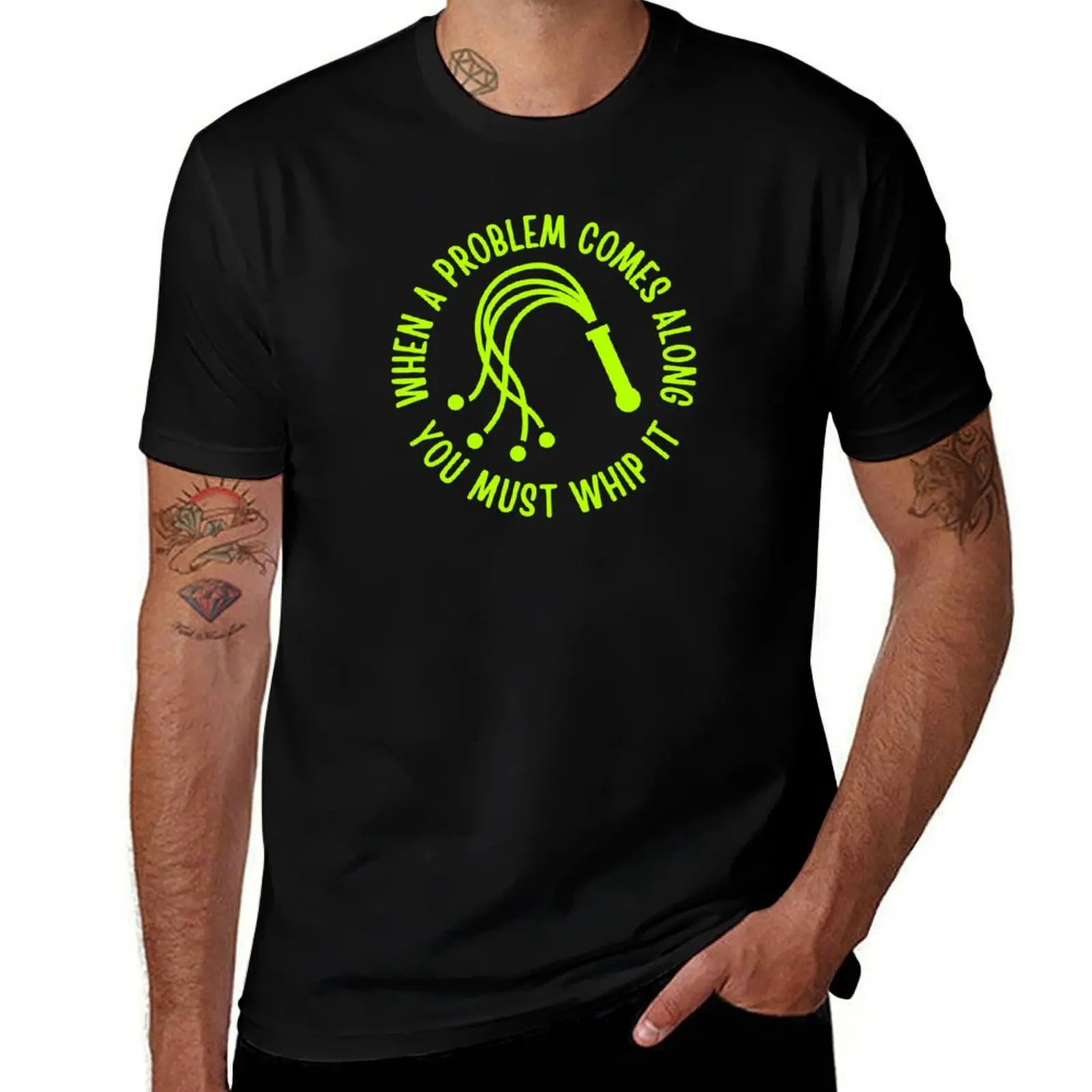 You Must Whip It T-Shirt Basic Plain Tee for Spring and Summer T-Shirt