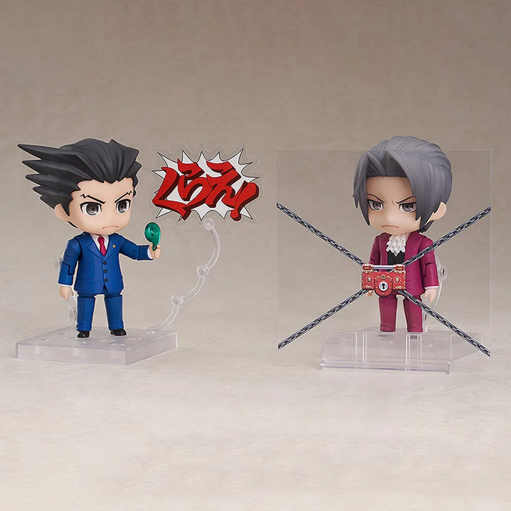 Ace Attorney Miles Edgeworth #1762 Phoenix Wright #1761 Anime Doll Action Figure PVC toys Collection figures