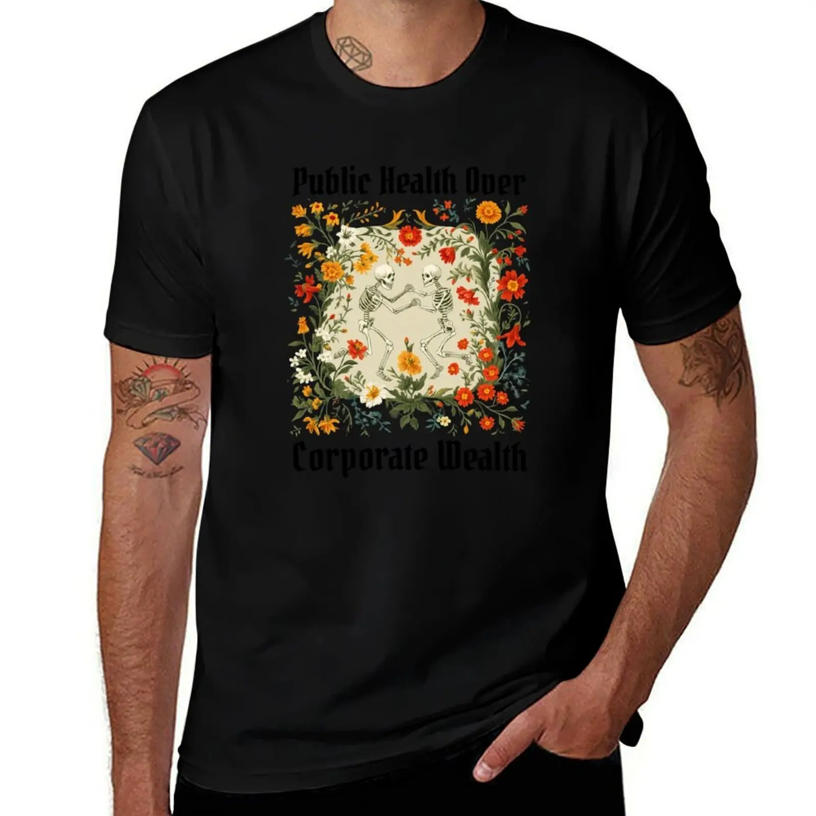 T-shirt anti-capitaliste contre la cupidité des entreprises, T-shirt Performance Dry Fit