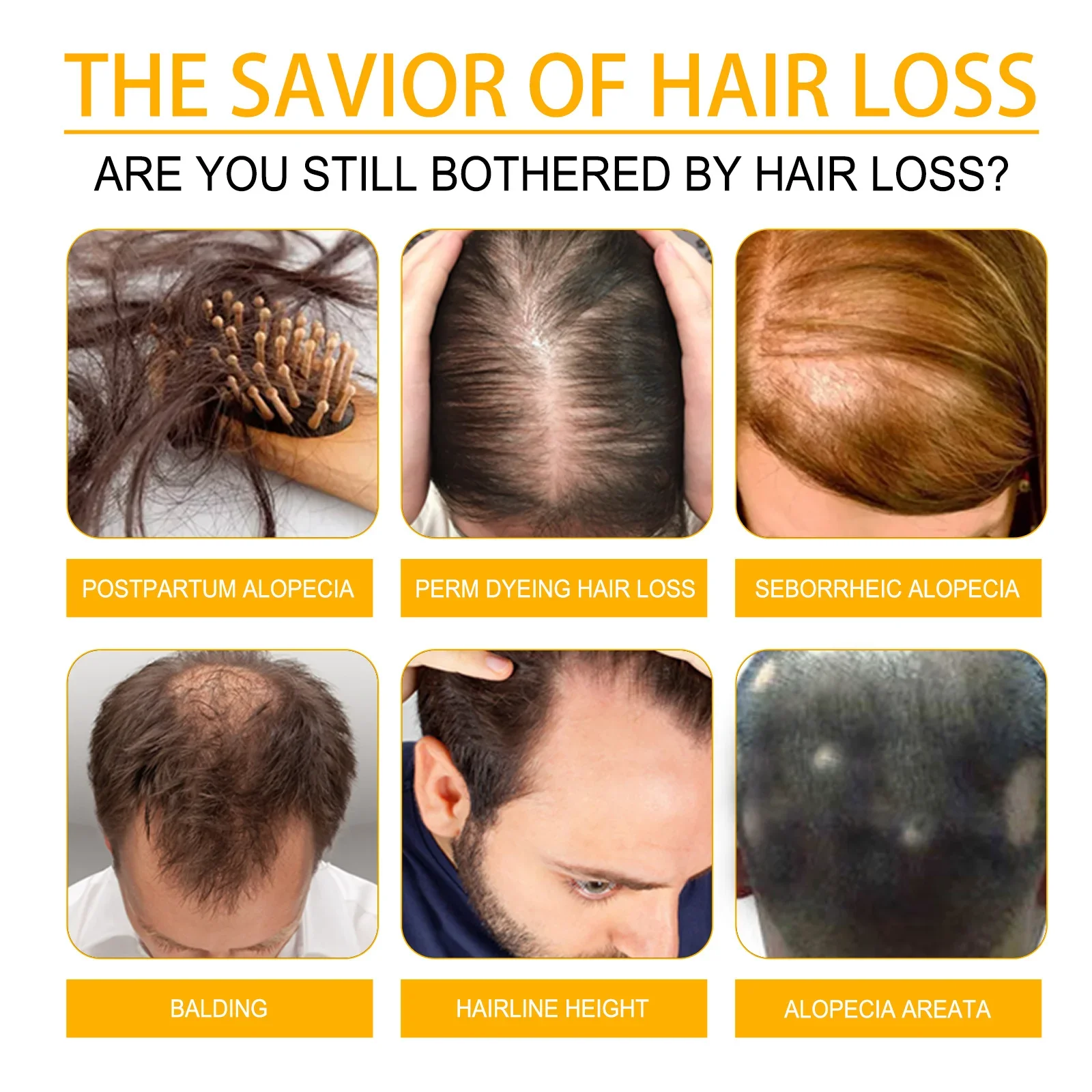 Say goodbye to hair loss and baldness anxiety, and effectively nourish your hair to keep it full and healthy.