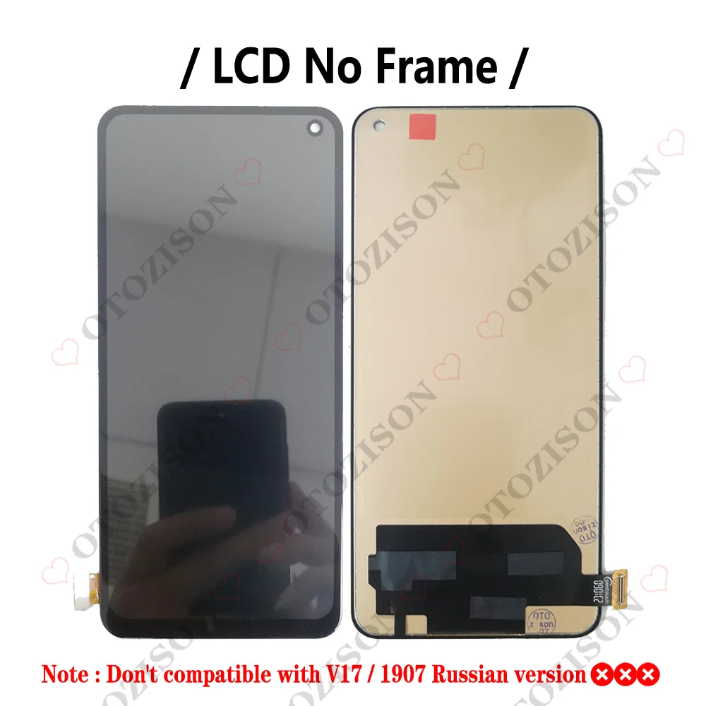 TFT LCD Display For Vivo V17 1919 LCD V19 NEO LCD Screen Touch Sensor Digitizer Assembly Replacement V17 Global Version Screen