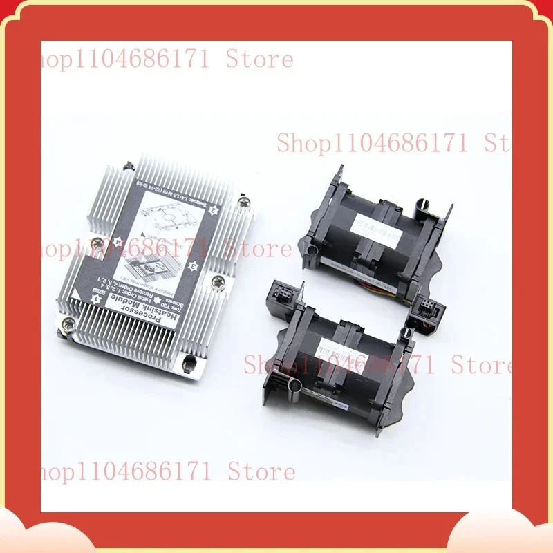 L Heatsink Fan kit Heatsink 01KP657 Cooling Fan 01KP696 For Lenovo ThinkSystem SR630 Server Radiator Assembly DFPJ0456B2U