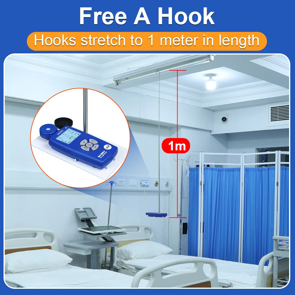 LS127C 254nm UVC Ultraviolet Radiation Meter UV Radiometer UVC Intensity Measurement UV Light Meter Radiometer