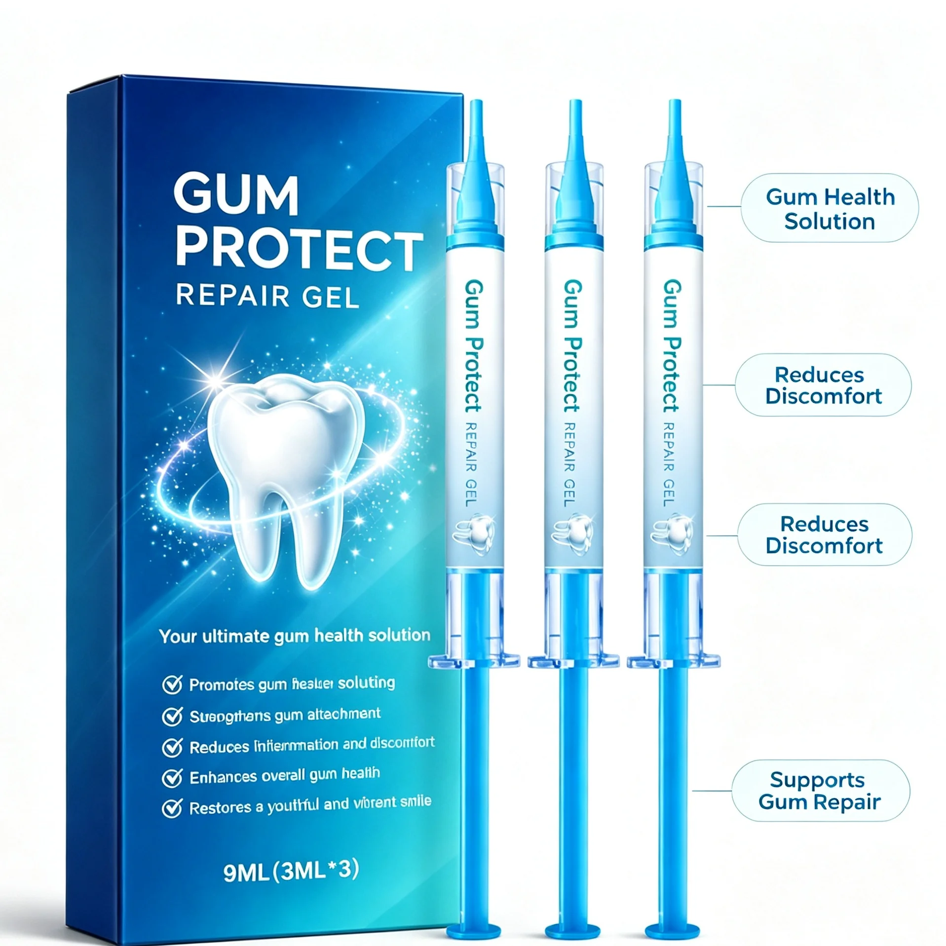Enamel Repair Serum - Schnell wirkendes Zahnfleischgel zur effektiven Linderung