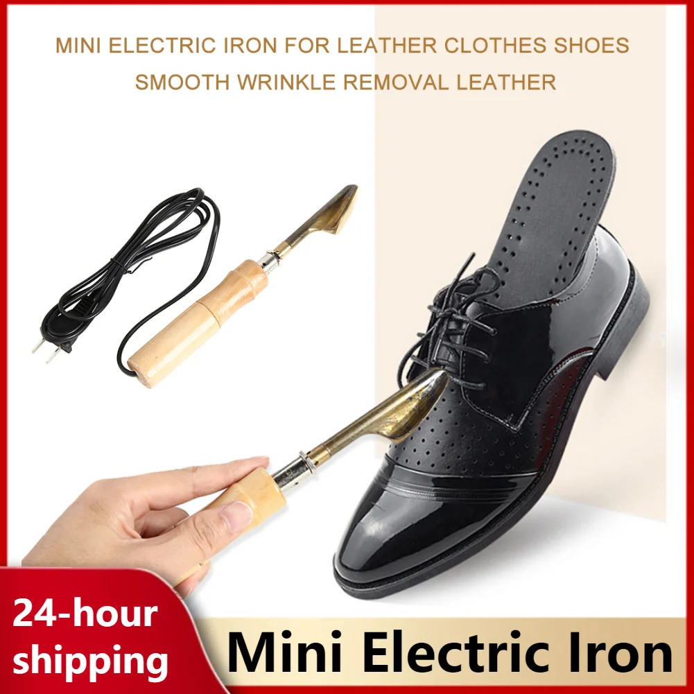 

Portable Mini Electric Iron Leather Small Iron Electric Soldering Iron Leather Clothing Leather Surface Care Wrinkle Removal