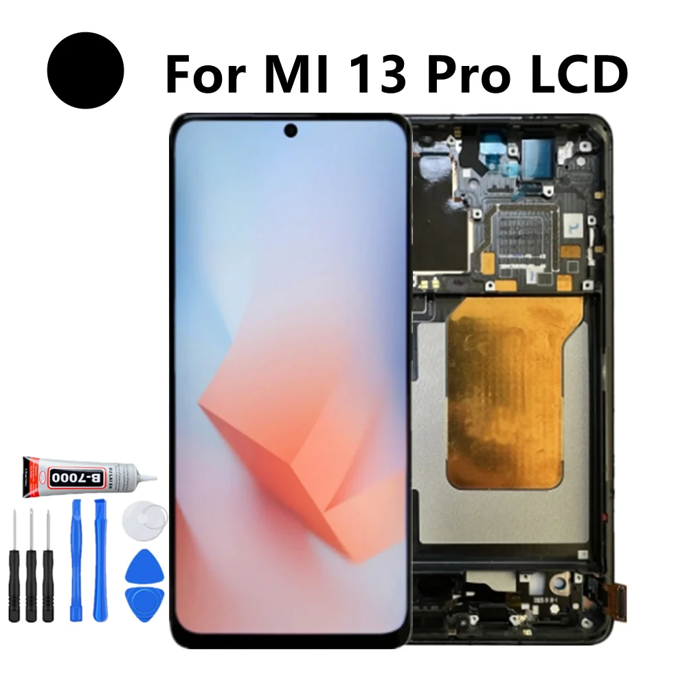 

Tested 6.73 inches For Xiaomi 13 Pro For Mi 13 Pro 2210132G 210132C LCD Display Touch Screen Digitizer Assembly Replacement