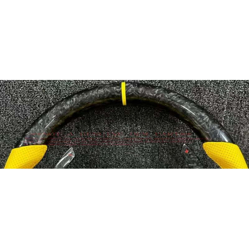 For Audi Ergonomic Design Anti Slip Texture Metal Trim Exquisite Stitching Modified Steering Wheel Horn Cover Decorative Cover