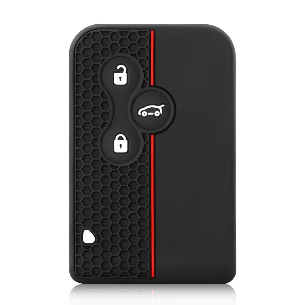 Silicone Car Key Cover Case for Renault Stage 2/enault Scenic 2/Tula Region 2/Meghan 2 FNR-Om Smart Key Holder Case