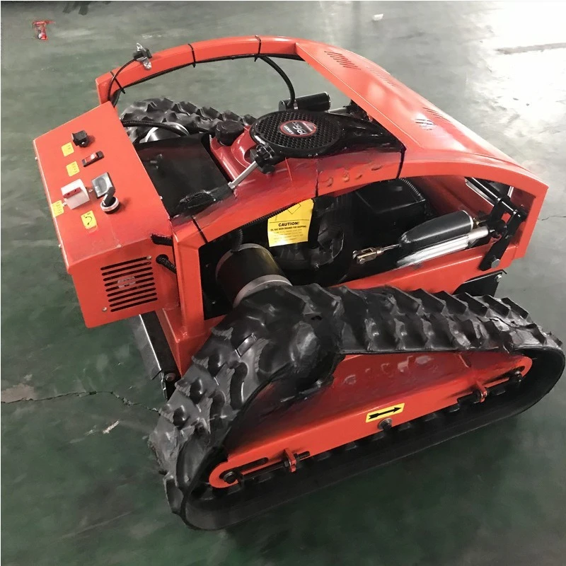 Crawler remote control lawn mower, vegetable greenhouse weeding equipment