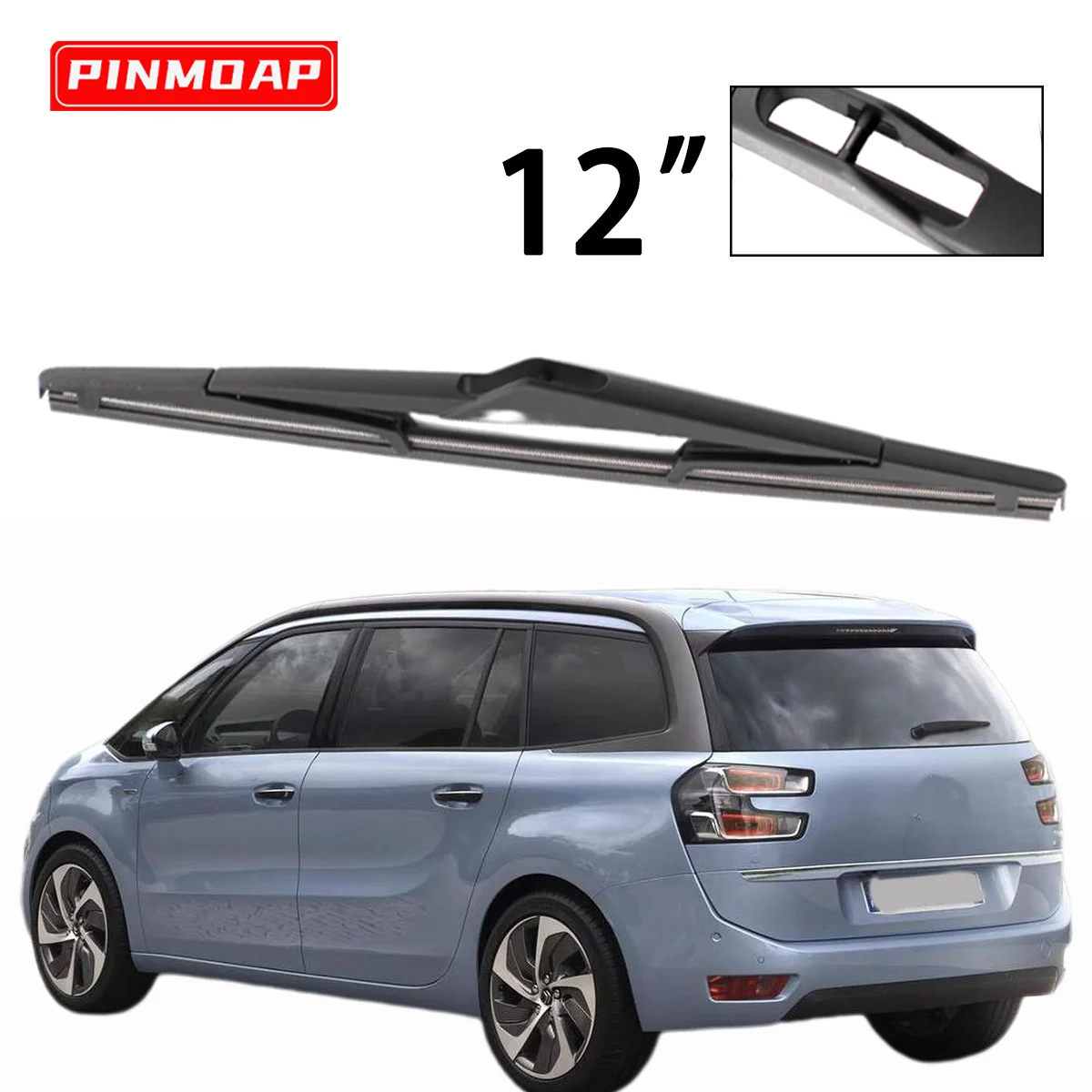 

1 шт., 12 дюймов, щетка заднего стеклоочистителя для Citroen C4 Grand Picasso MK2 2013-2022 лет, лобовое стекло, задняя щетка стеклоочистителя, автомобильные аксессуары
