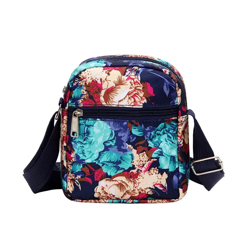 Vrouwen Canvas Enkele Schoudertas Vrouwen Tas Nieuwe Nylon Leisure Kruis Kleine Tas Fabrikant Groothandel Koreaanse Multi-laag