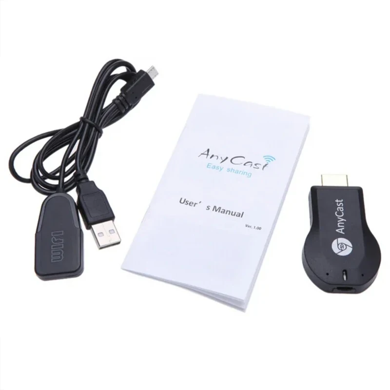 Anycast M2 TV Stick HDMI-متوافق مع Full HD 1080P Miracast DLNA Airplay WiFi عرض استقبال دونغل لنظام التشغيل Windows Andriod iOS S02