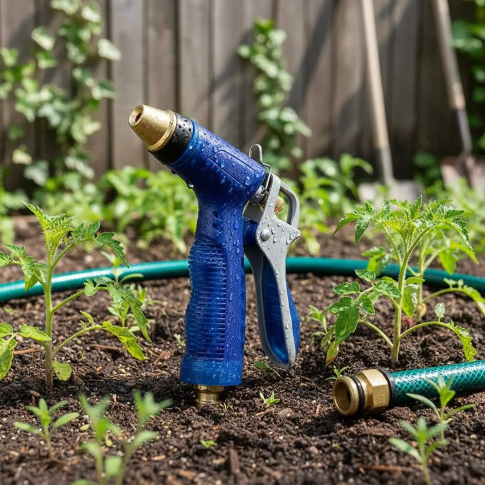 

Car Wash Spray Wear-Resistant Metal Hose Sprayer Car Wash Sprayer Leak-Proof Outdoor Tool Easy Grip Handle for Gardening