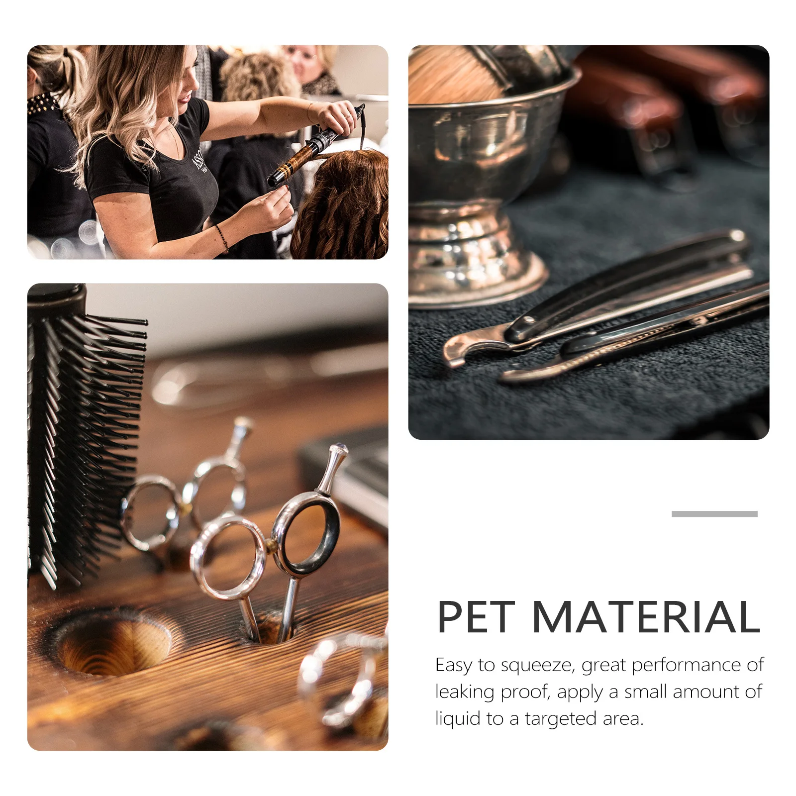 

12Pcs Hair Dye Bottles Squeeze Pointed Mouth Plastic Applicator Durable Scale Bottles for Hair Coloring DIY Empty Plastic Bottle