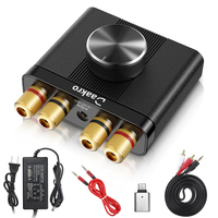 Digital Audio Amplifier HiFi Sound Amplifier Chip3116 Bluetooth 5.0 Car Mini Home Theater Sound System 50W*2 12v5a US Adapter