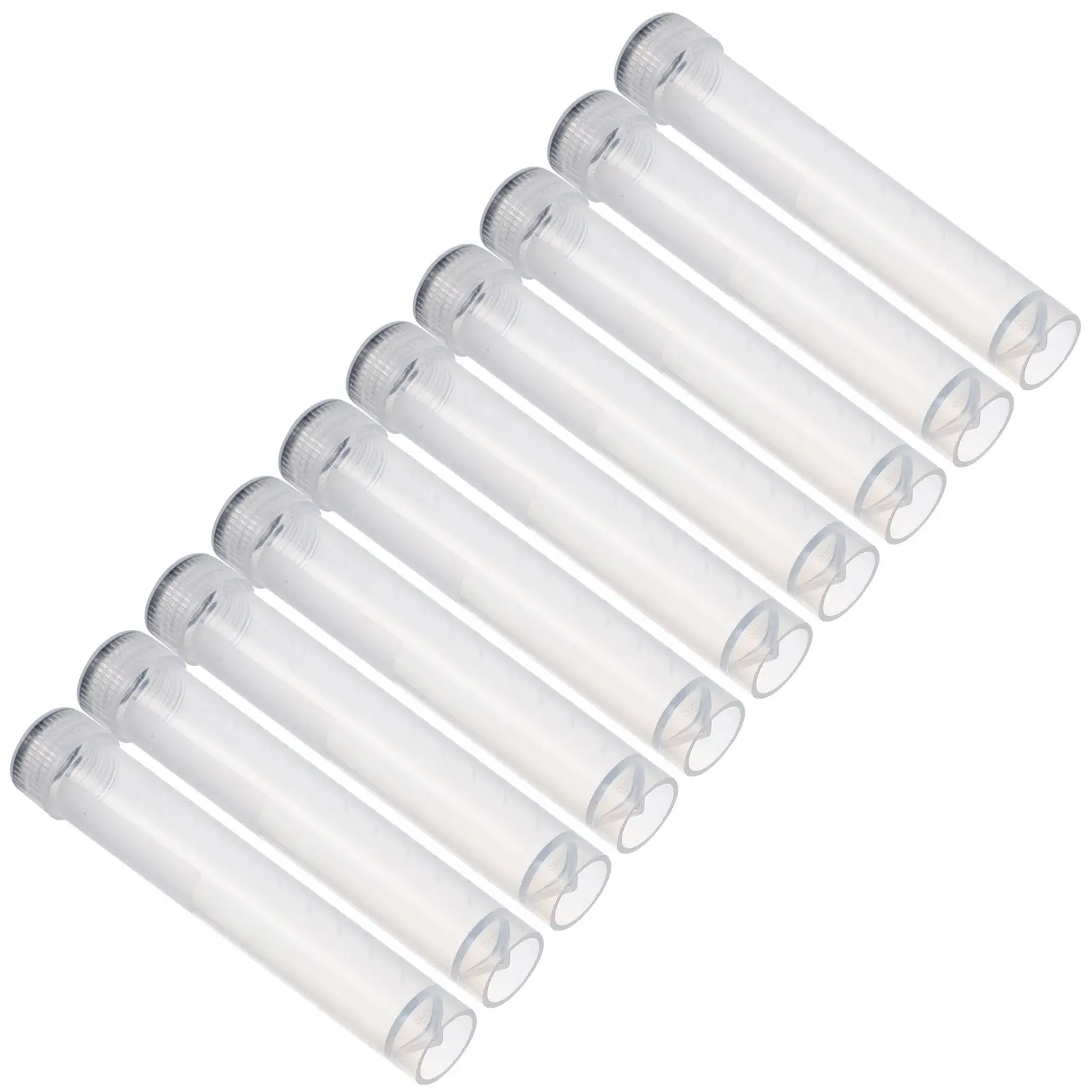 

10 Pcs Cryovial Tubes Freezing 10ml Plastic Test Cold Storage Screw Cap Transparent Safe Experiment