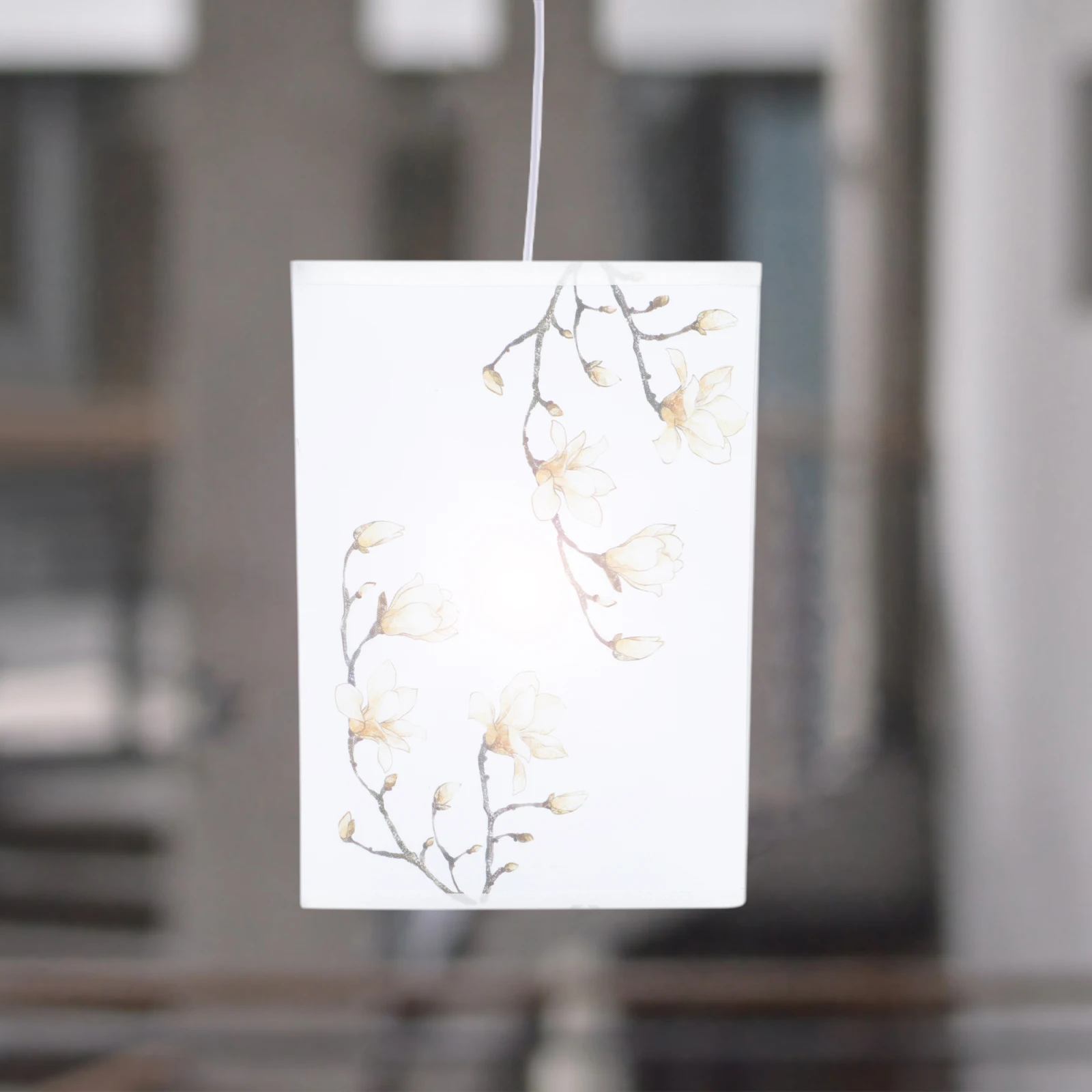 

Retro Chinese Style Lampshade for Table Lamp Bedside Lighting Cloth Cover Home Decor Printed Design Warm Light Shades