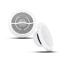 Herdio 2PCS 6.5 Inch 120W Marine Speakers Waterproof Audio System Flush Mount Suitable For Indoor Outdoor ATV UTV Motorcycle