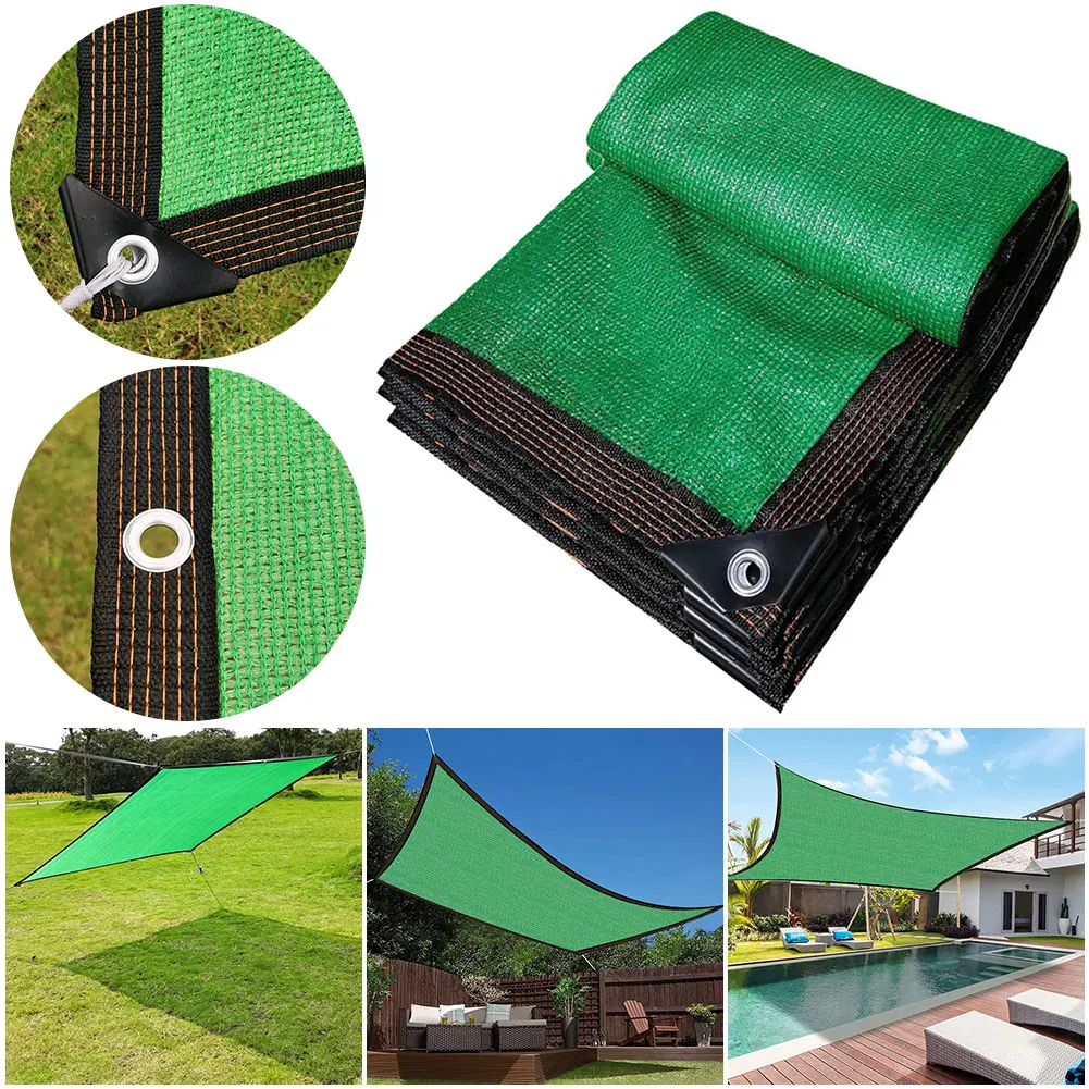 Outdoor Awnings Square Sun Shade Sail Garden Canopi For Terrace Car Canvas Awning Rectangle Pool Sun-Shelter Sunshade Sail  Hot