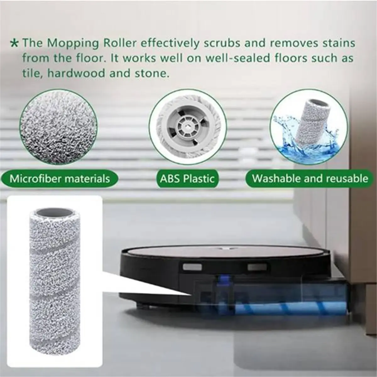 

Комплект из 15 предметов AT52 для робота-пылесоса Ecovacs Deebot X11 OmniCyclone: основная и боковые щетки, ролик, насадка для влажной уборки, фильтр, хлопковые салфетки для базовой станции