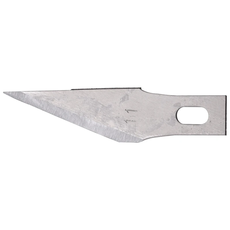 200PCS HOBBY ใบมีดใบมีดเหล็กหัตถกรรมมีดใบมีดสําหรับงานศิลปะ DIY ตัด