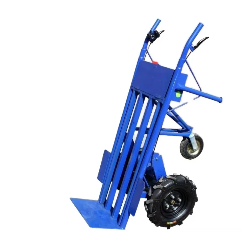 2026 OEM Customizable Three-Wheel Aluminum Small Tiger Battery Powered Electric Movable Transfer Truck Platform Hand Push Tools