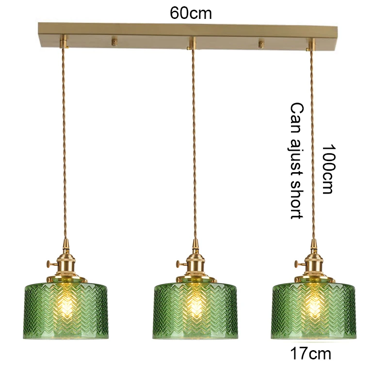 LED Vintage Glazen Hanger Lichtgroene Hangende Lampen Woonkamer Decor Armatuur Hall Slaapkamer Eetkamer Indoor Armatuur Glans hanglamp woonkamer hanglamp glas hanglamp eiland bar decoratie plafond