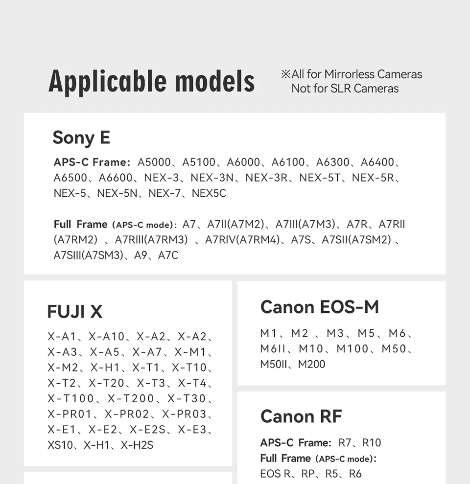 TTARTISAN 25mm F2 APS-C MF Porträt-Fotografie-Kameraobjektiv für Sony A6000 A7RIII Fuji XT30 XT-100 Nikon ZFC Canon RF M43 Mount – Detail 2