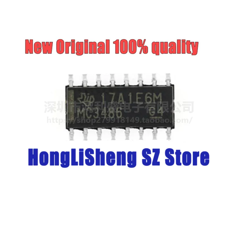 10pcs/lot MC3486DR MC3486D MC3486 SOP16 Chipset 100% New&Original In Stock