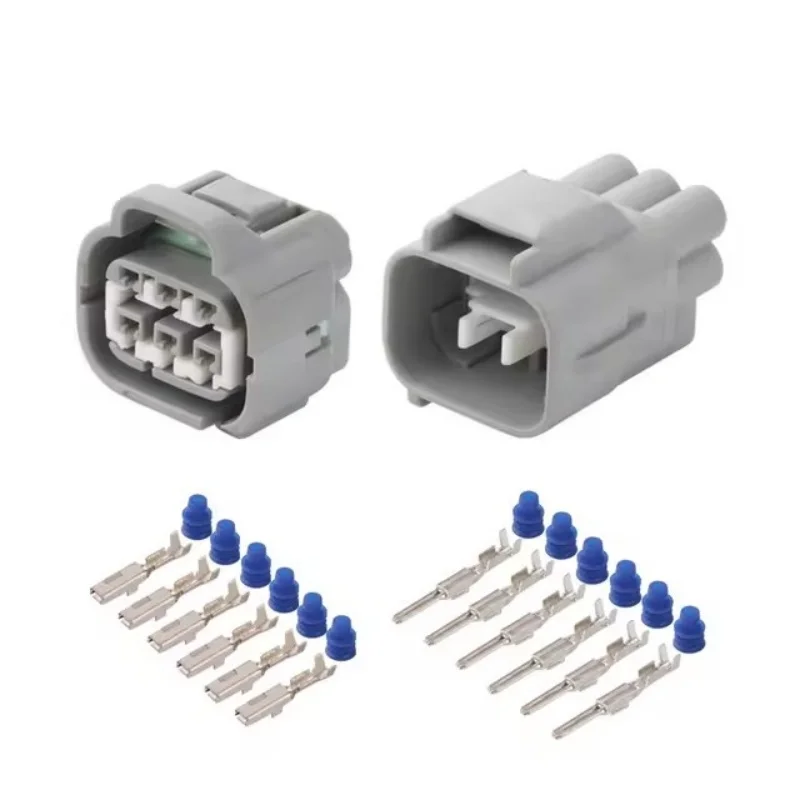

1 Set 6 Pin 90980-10987 7282-7064-40 7283-7064-40 Male Female Accelerator Throttle Pedal Socket Electrical Car Plug for Toyota