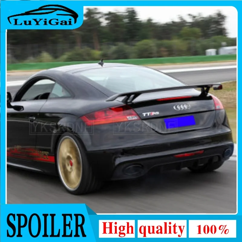 Carbon Fiber Rear Trunk Spoiler For Audi TT MK2 Boot Wing Lip Decoration Body Kits Spoiler 2008 2009 2010 2011