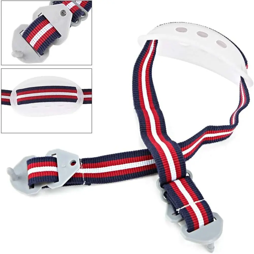 Lightweight Black Helmet Chin Strap Red Plastic Chin Strap White Hard Hat Chin Strap Construction Site